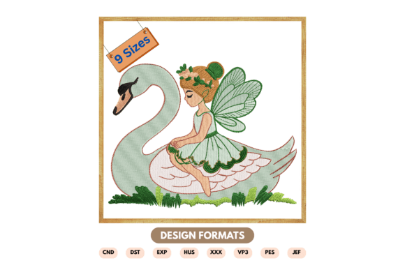 Fairy Embroidery Design