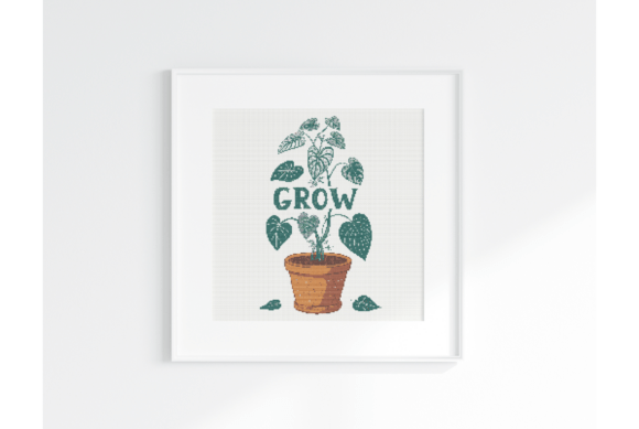Plant Lover Embroidery Design